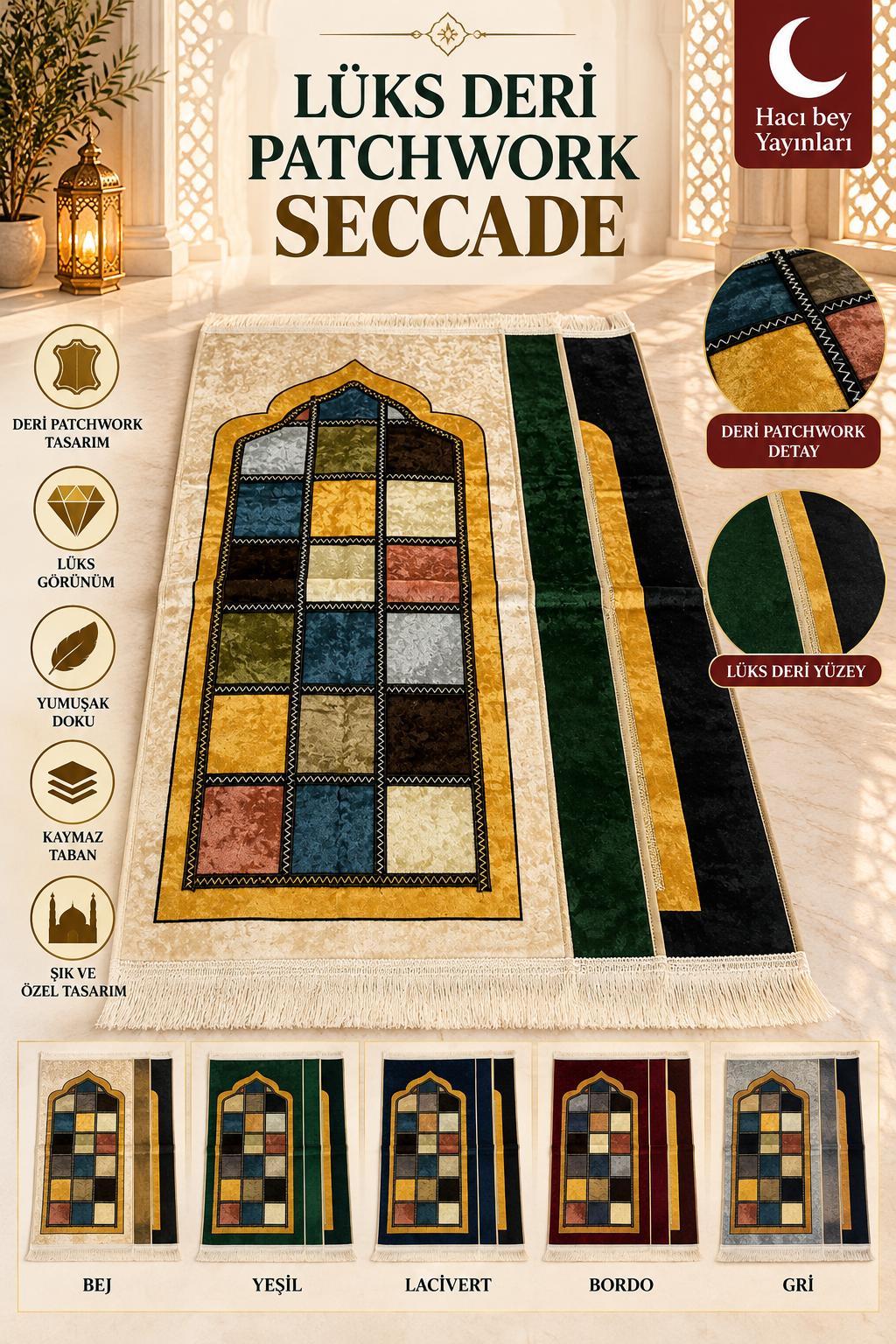 NB LÜKS DERİ PATCHWORK SECCADE NO:5