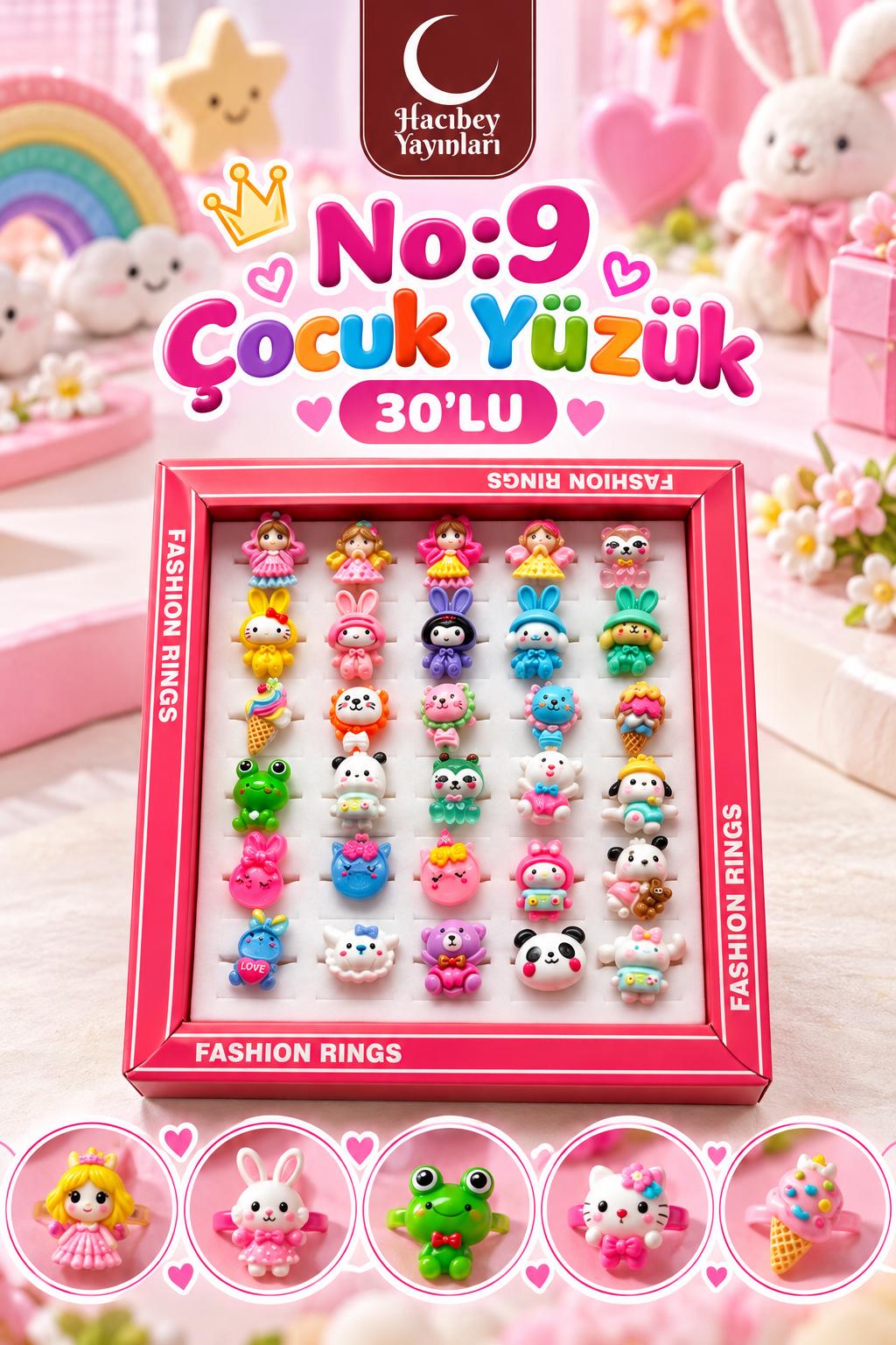 NO:9 ÇOCUK YÜZÜK (30 ADET)