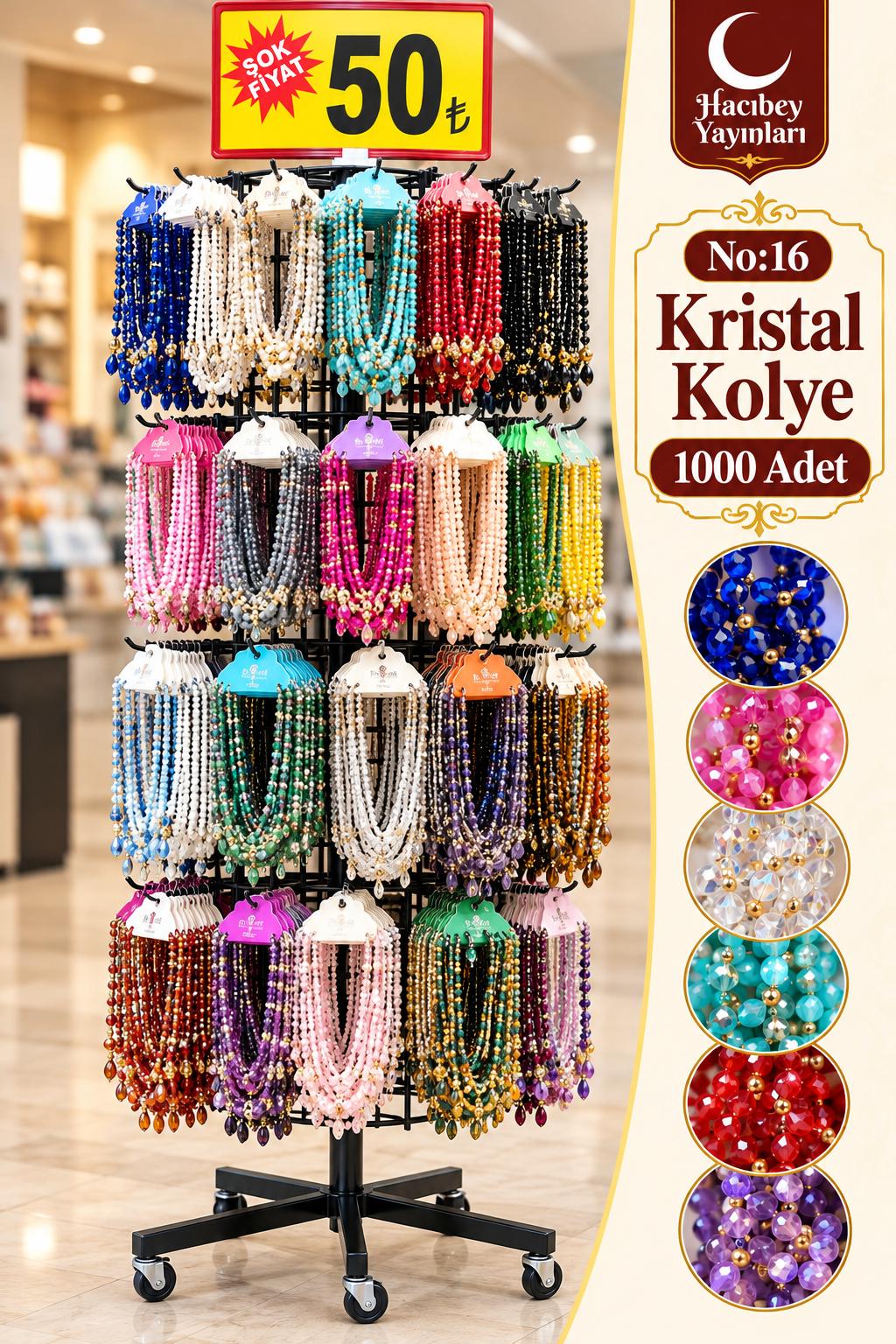 NO:16 KRİSTAL KOLYE (1000 ADET)