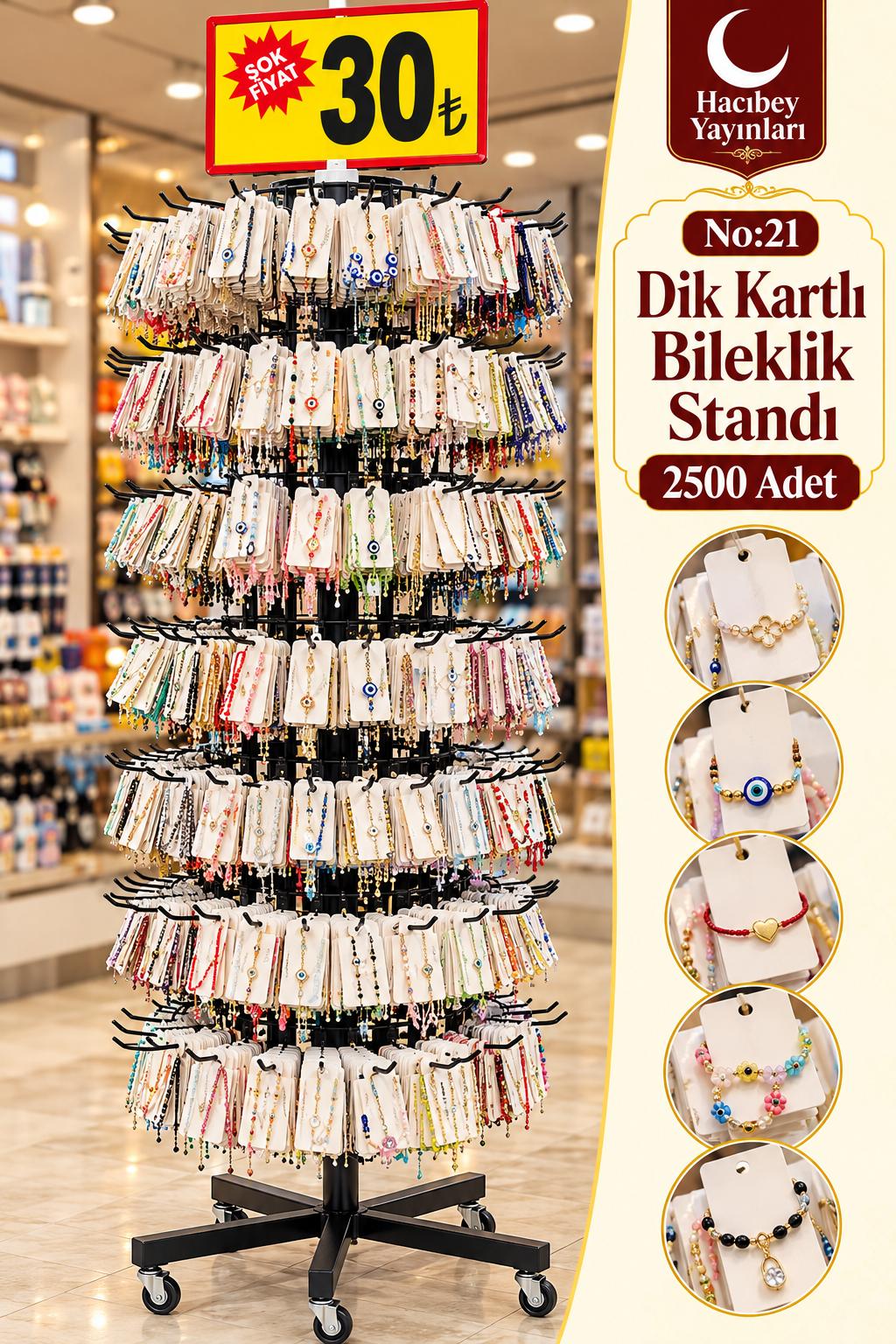 NO:21 DİK KARTLI BİLEKLİK (2500 ADET)