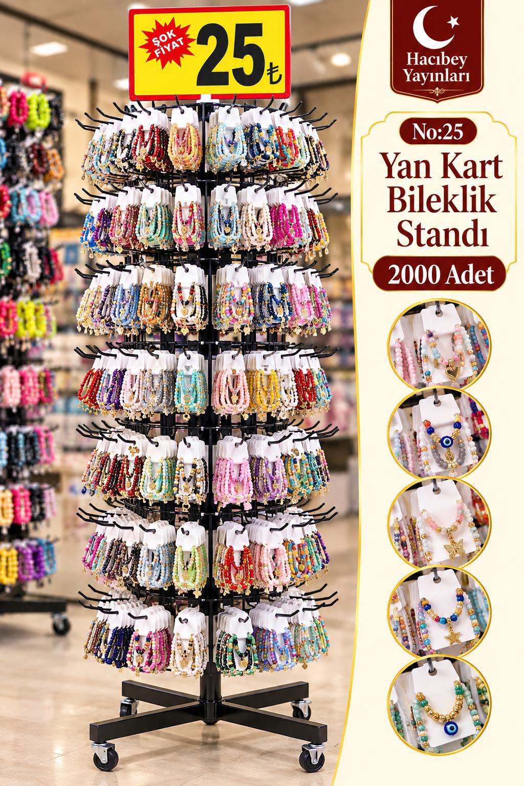 NO:25 YAN KART BİLEKLİK (2000 ADET)