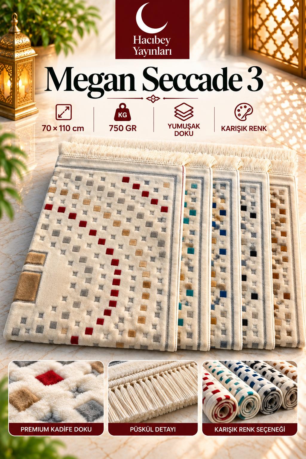 MSK MEGAN SECCADE - (3)  750 GR KARIŞIK RENK 70X110