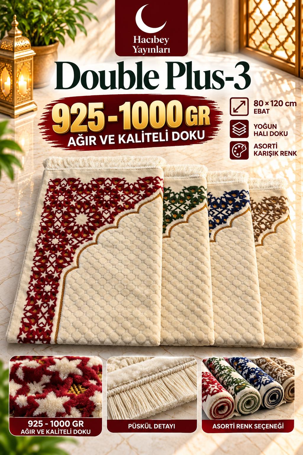 MSK DOUBLE PLUS SECCADE (3)  925 -1000 GR KARIŞIK RENK 80X120