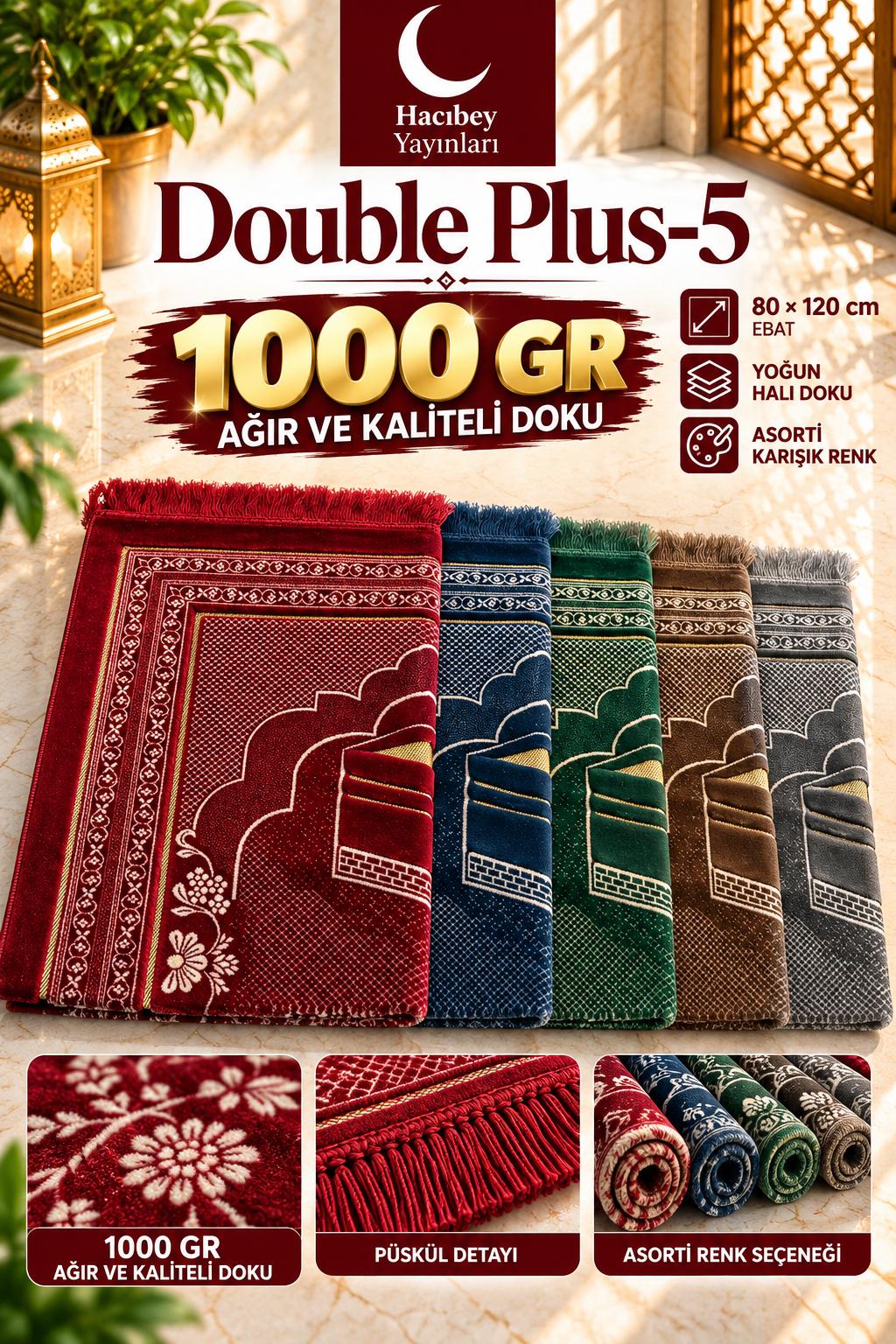 MSK DOUBLE PLUS SECCADE (5) 1000 GR KARIŞIK RENK 80X120