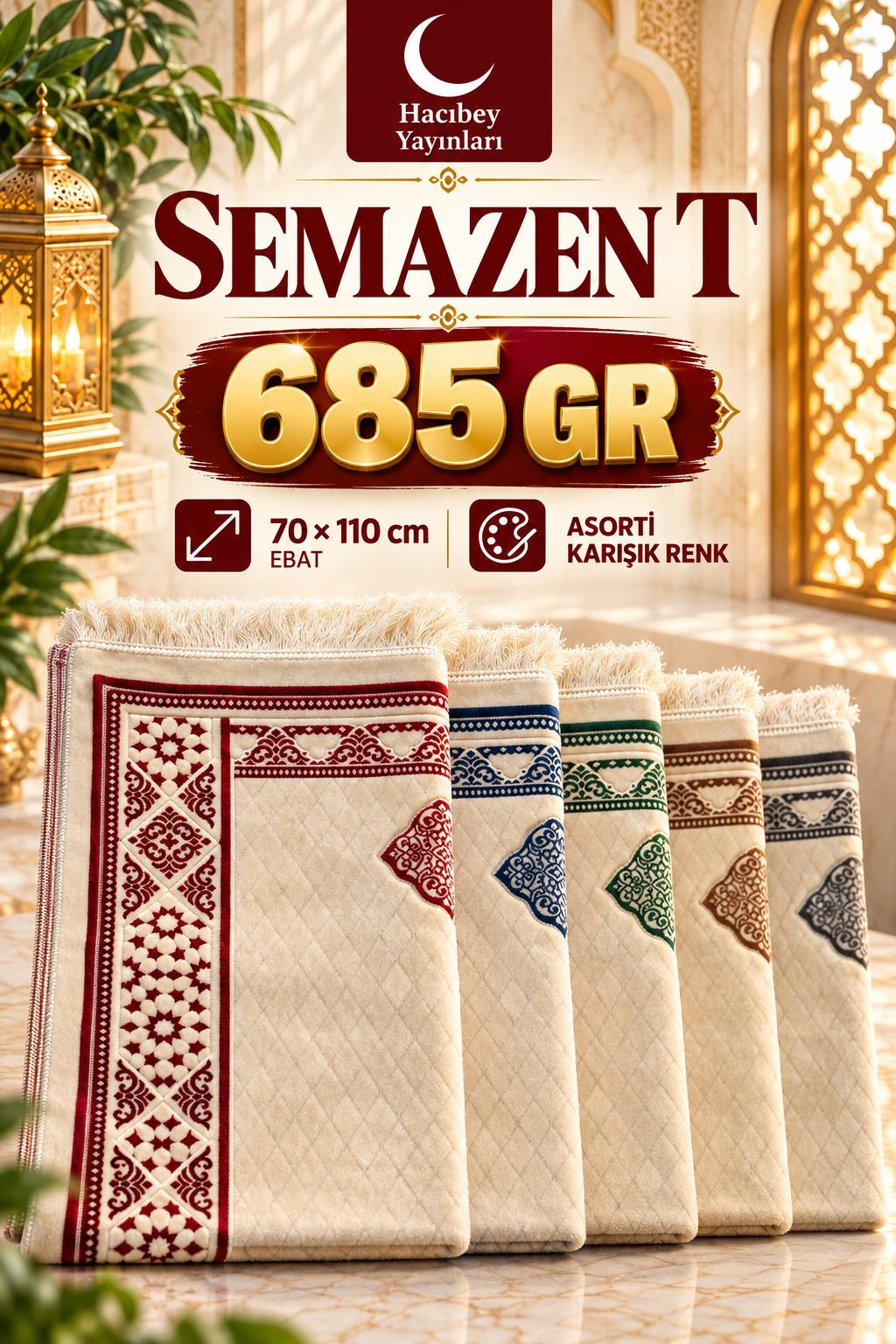 MSK SEMAZEN-T SECCADE  685 GR KARIŞIK RENK 70X110