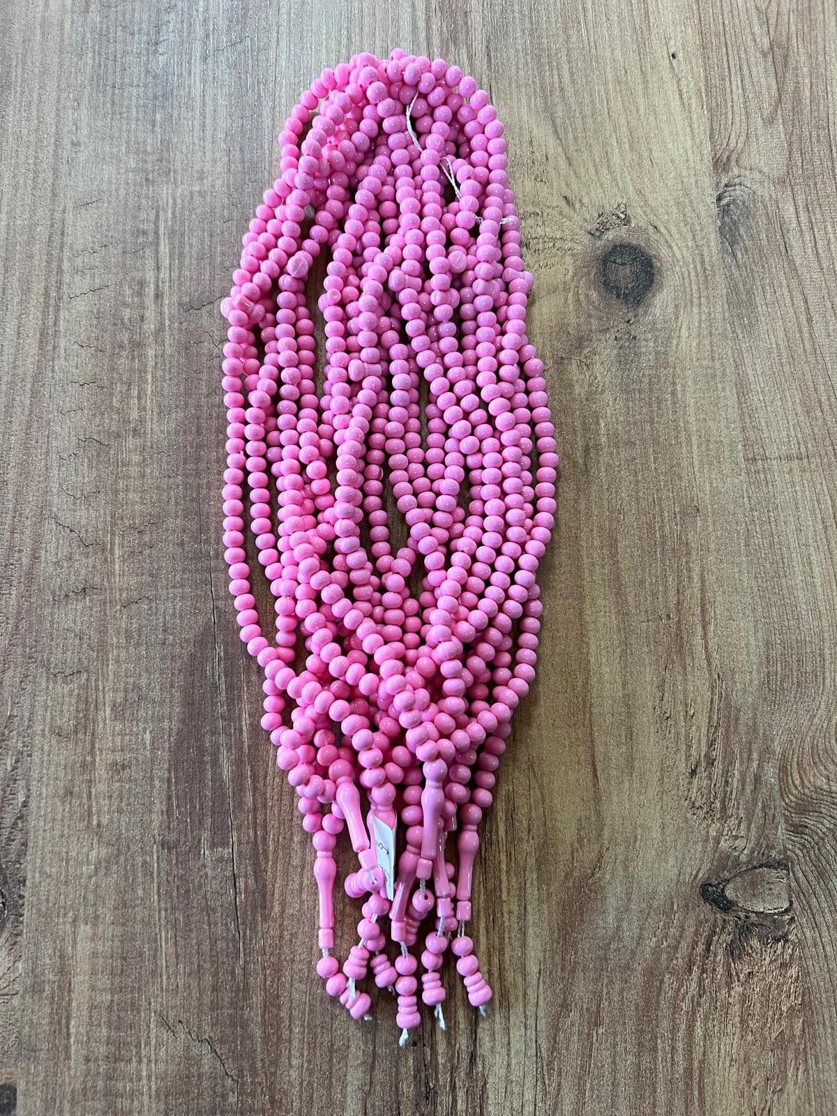 OZL TESBİH 10 MM PEMBE KOD 111  DESTE