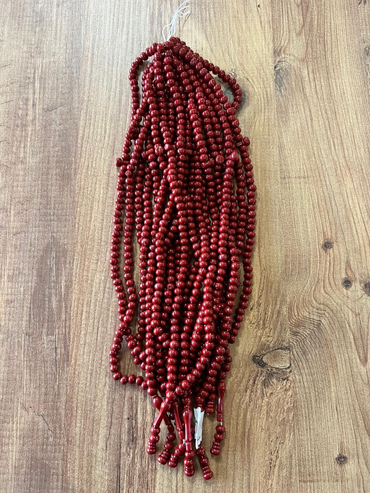 OZL TESBİH 10 MM KAHVERENGİ KOD 117  DESTE