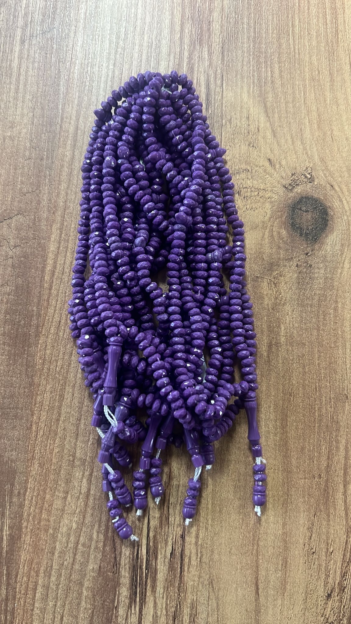 OZL KRİSTAL TESBİH MOR KOD 153 DESTE