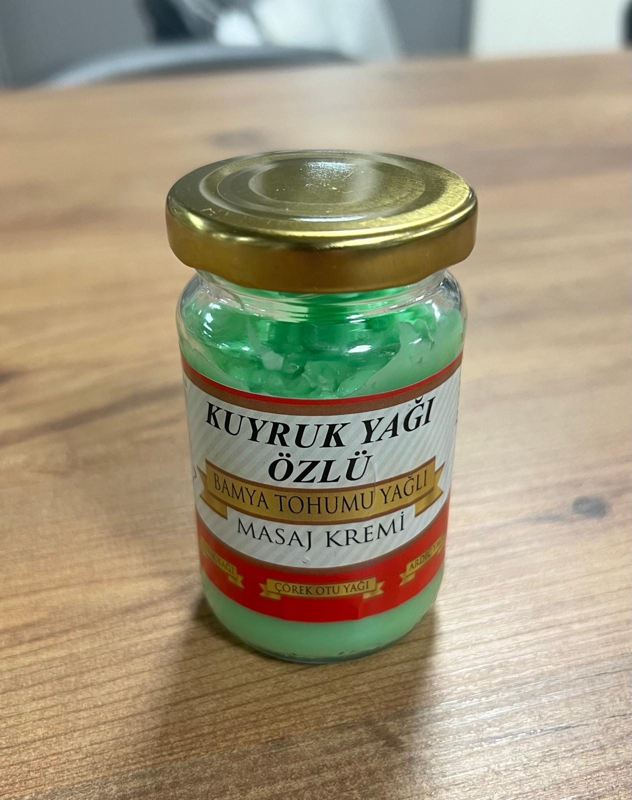 KUYRUK YAĞI ÖZLÜ  MASAJ KREMİ 100 ML