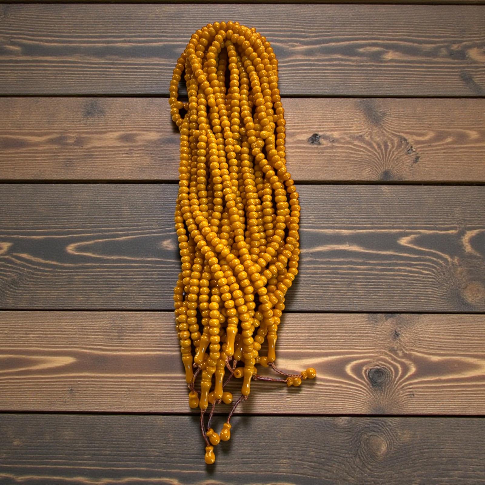 OZL TESBİH 8 MM GOLD KOD 158 DESTE