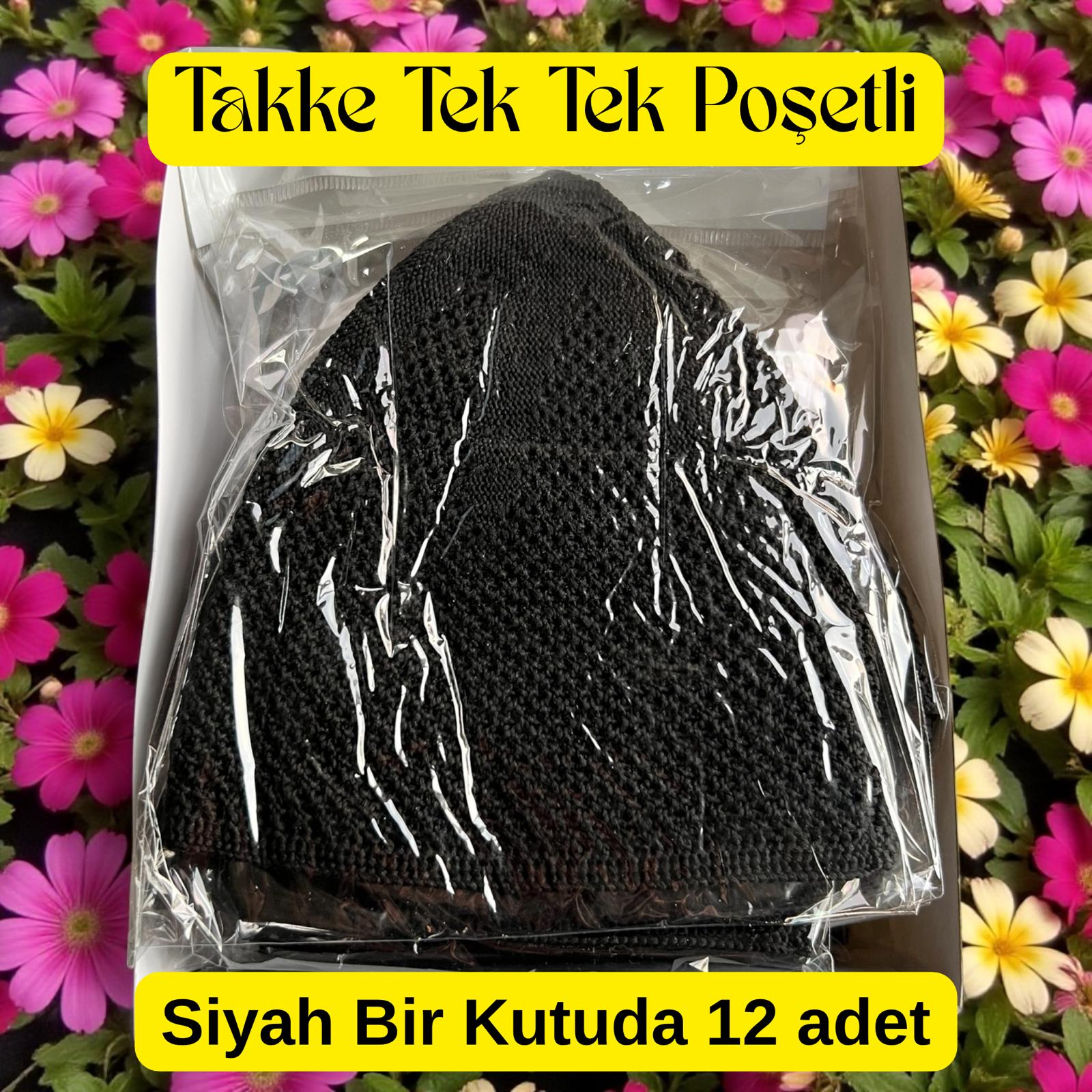 İR TAKKE SİYAH KUTUDA 12 Lİ