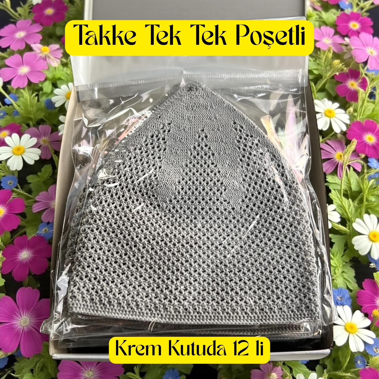 İR TAKKE KREM KUTUDA 12 Lİ