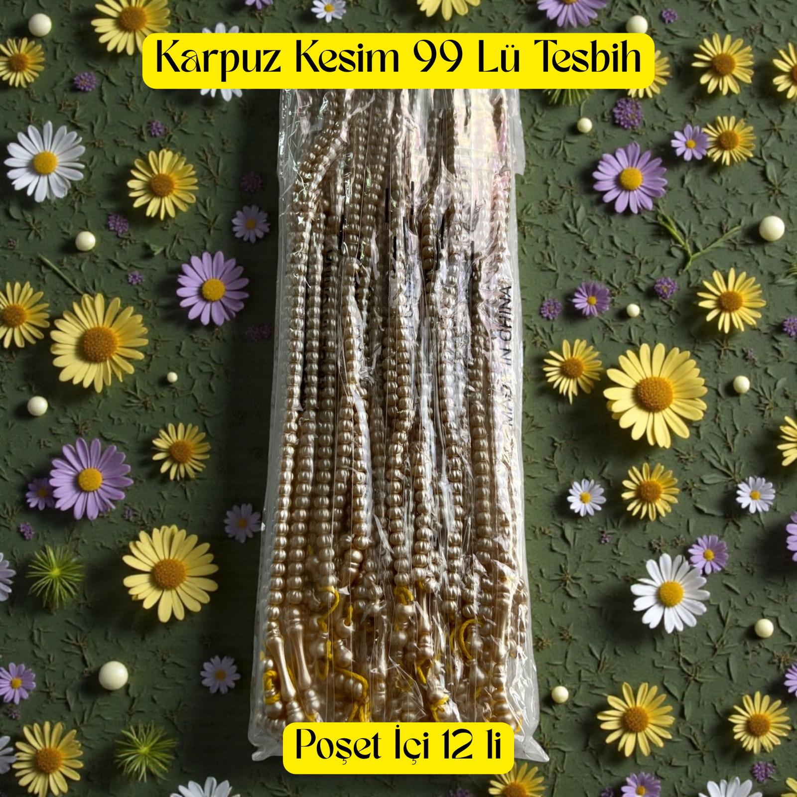 İR TESBİH 99 KARPUZ KESİM POŞET İÇİ 12 Lİ 