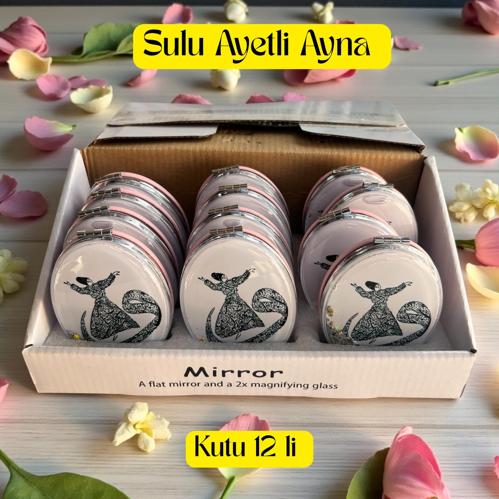 İR AYNA SULU AYETLİ MODEL KUTUDA 12 Lİ