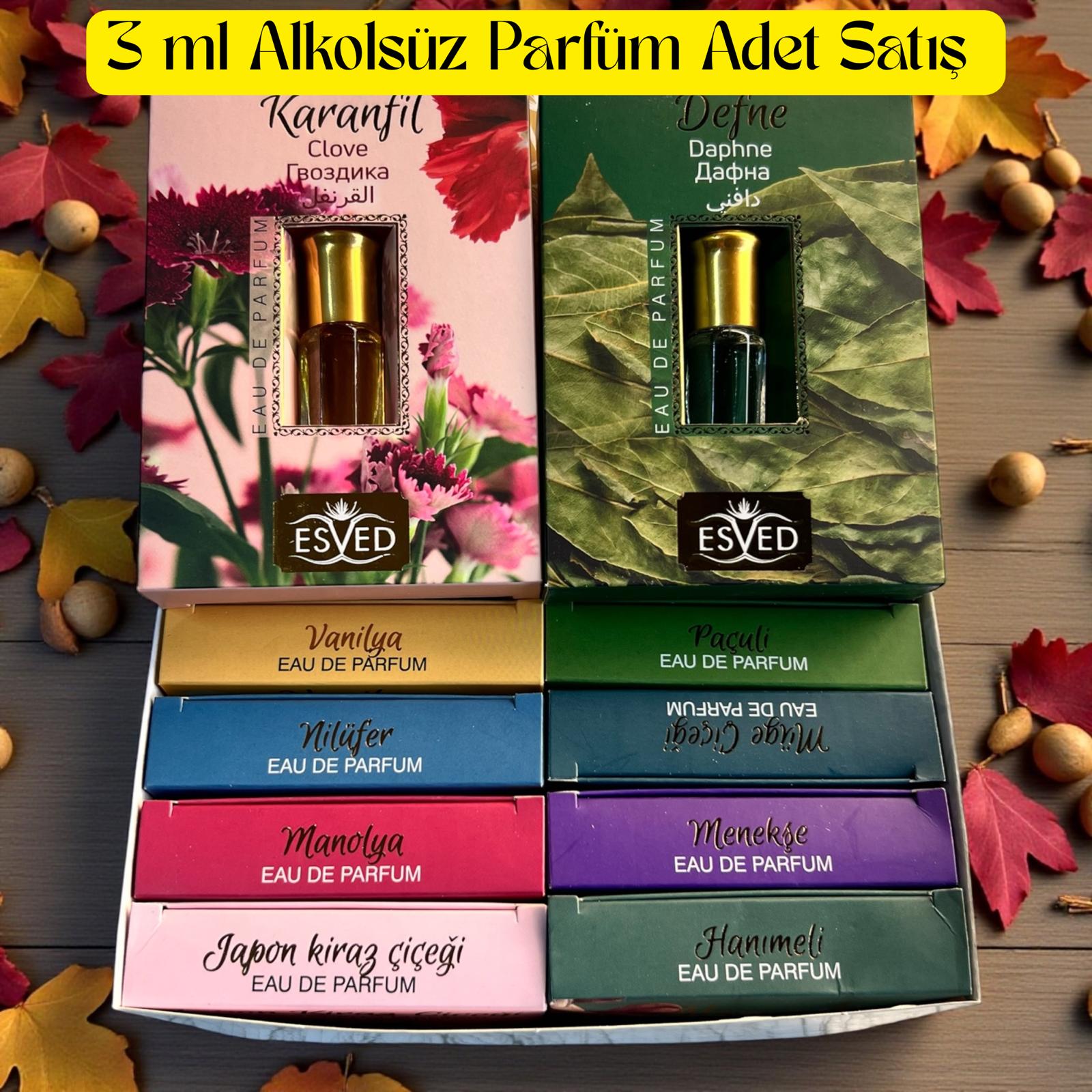 BBT ALKOLSÜZ PARFÜM 3  ML. (ADET SATIŞ KARIŞIK)