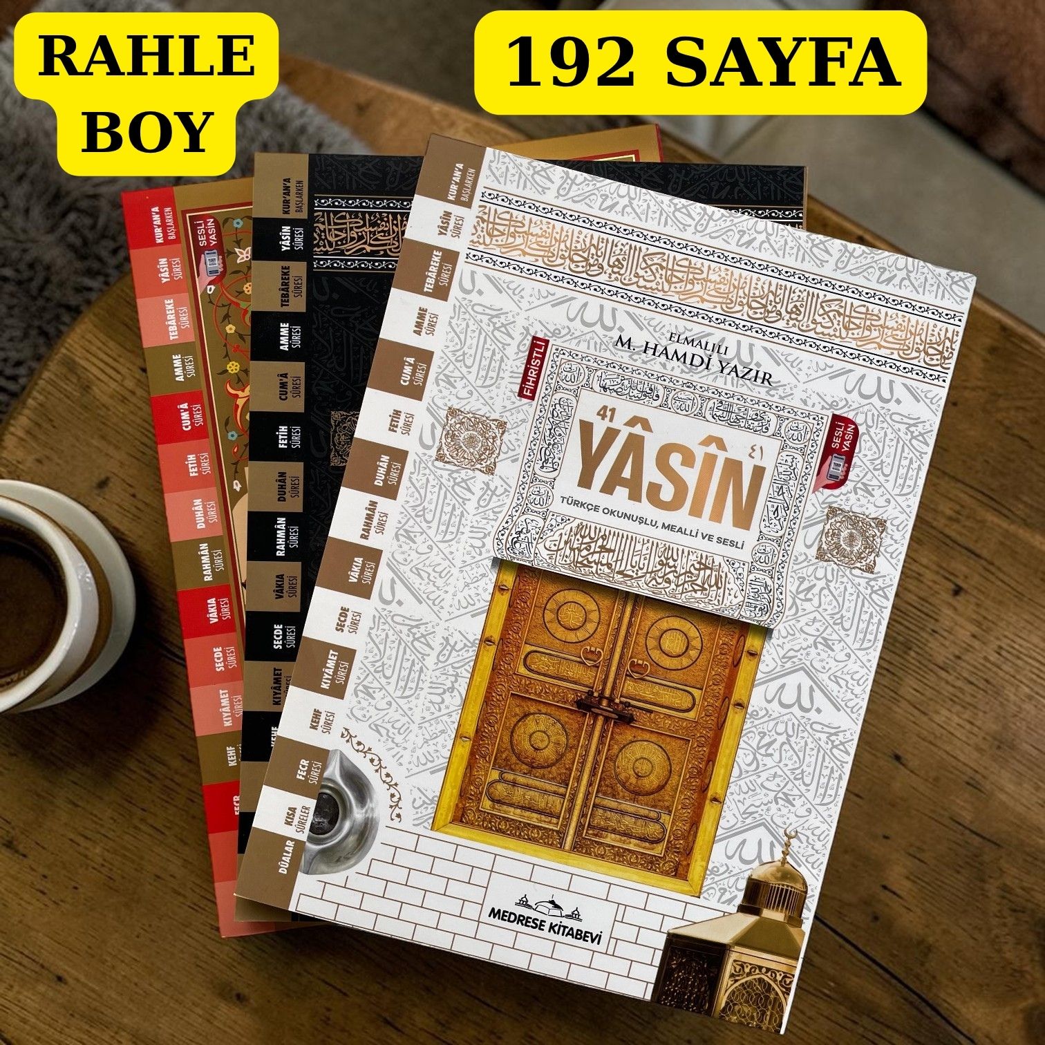 RAHLE BOY KARTON KAPAK YASİN 192 SAYFA