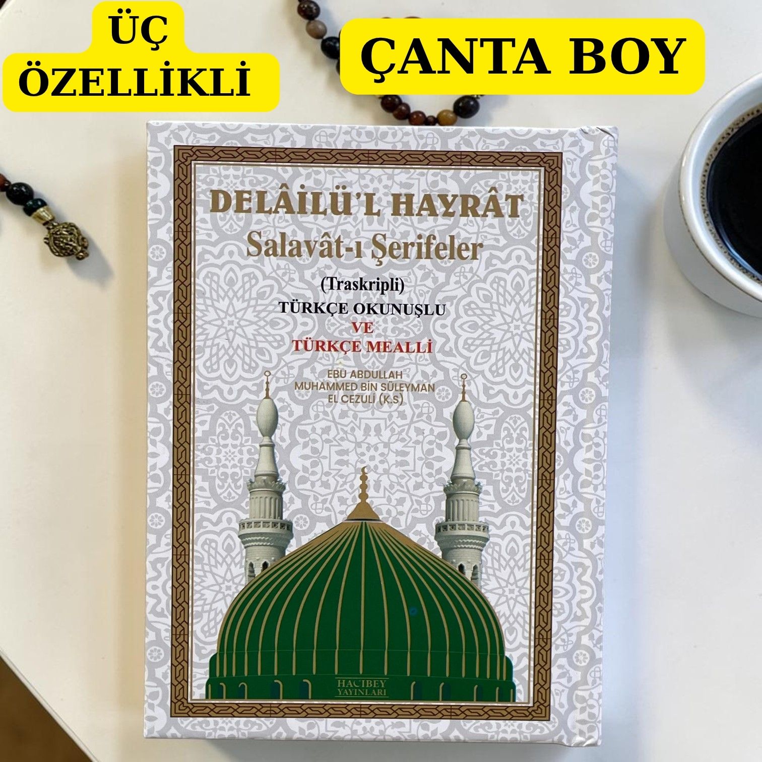 DELAİLÜL HAYRAT ÇANTA BOY ÜÇLÜ BEYAZ